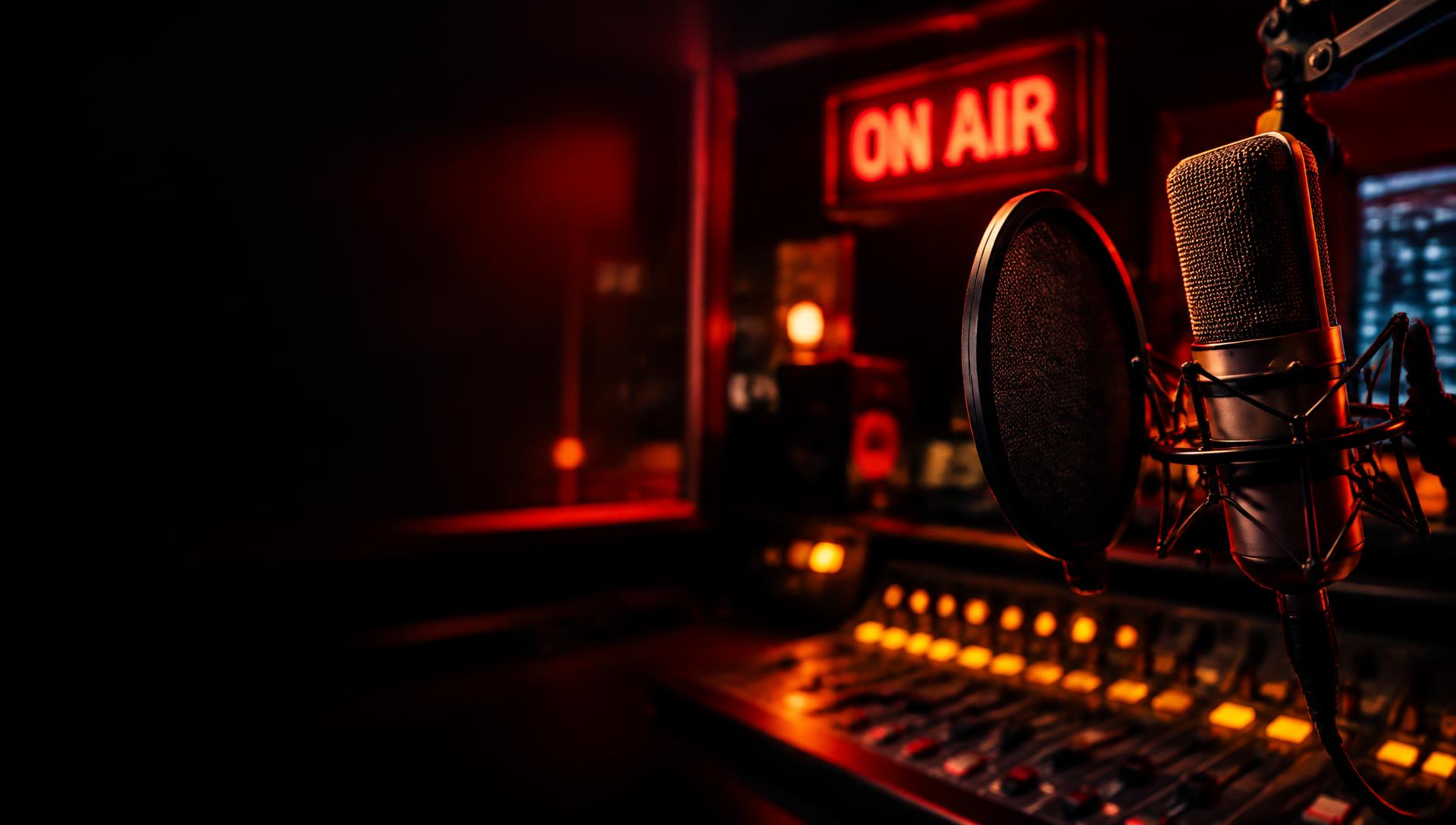 Estudio de radio Too Loud Radio